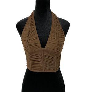 Halter corset top